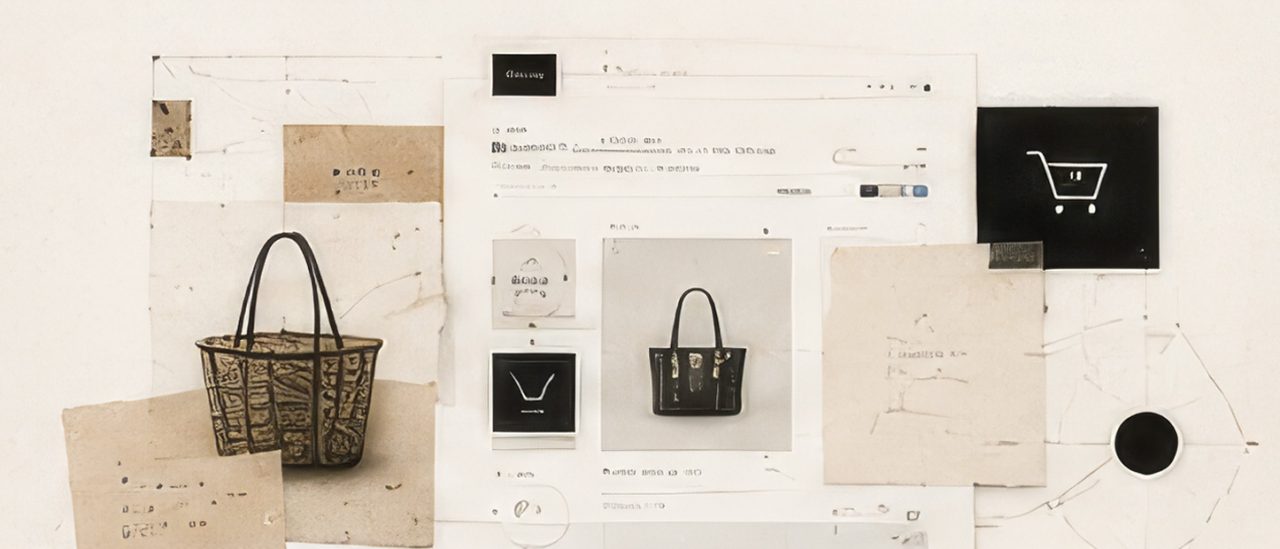Parcours client en ligne — choix entre site vitrine et boutique e-commerce